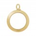 Quoins Hanger staal goudkleurig Small QHO-15S-G -1
