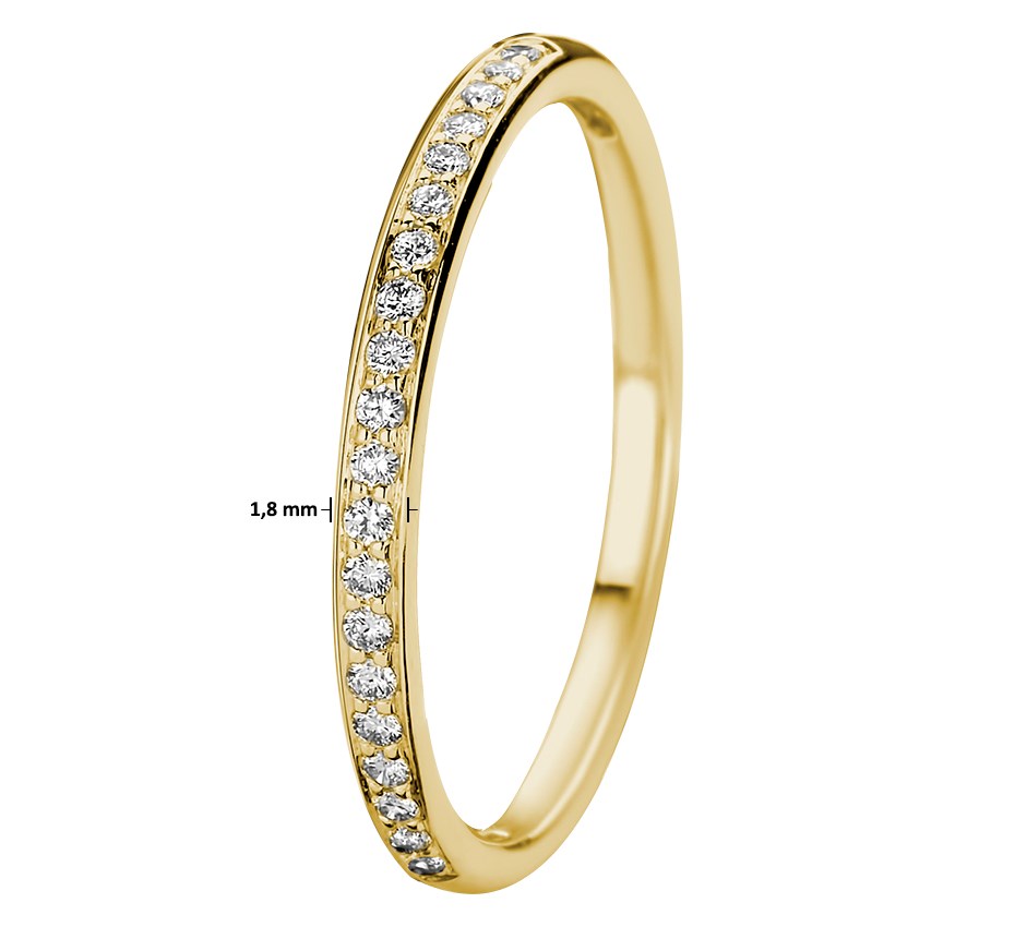TFT Ring Diamant 0.13ct H SI
