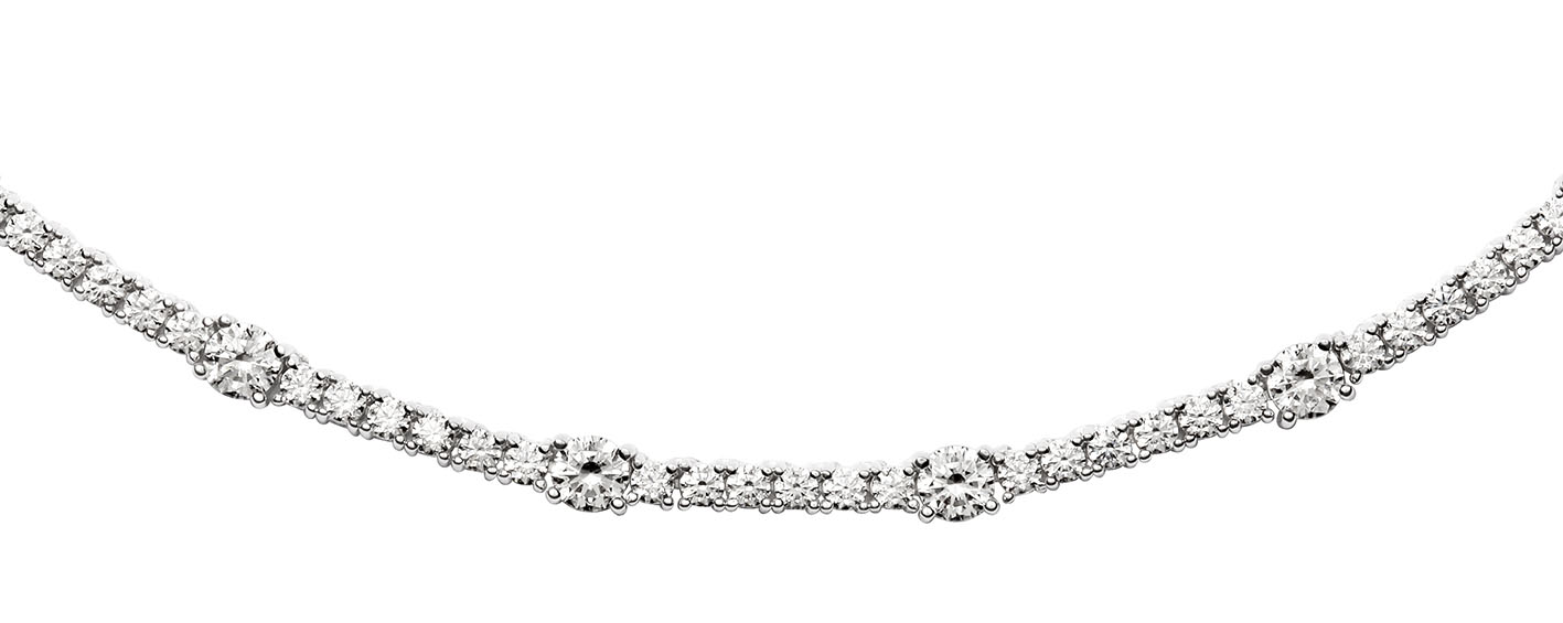 Image of Diamonfire 803.0322.45 Tenniscollier 'Bridal' zilver 45 cm 7093