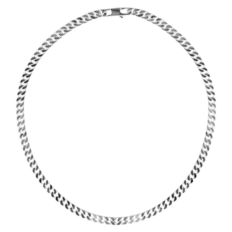 FirstChoice GSP8 Ketting zilver Gourmet 8,0 mm breed 72,1 gram 55 cm lang