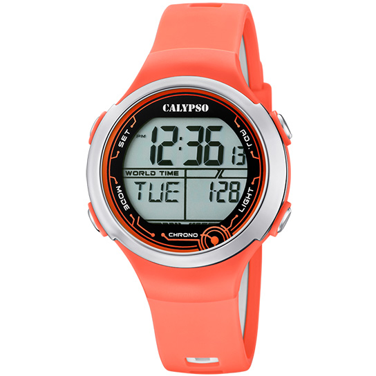 Image of Calypso K5799/2 Horloge Digitaal kunststof-rubber oranje 40 mm 126845