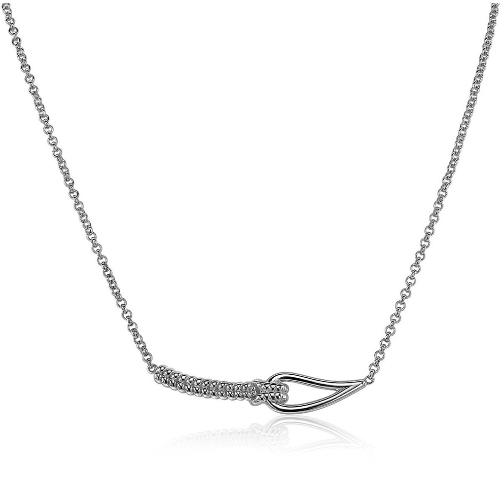 Zinzi by Mart Visser MVC9 Ketting Luxe koord-knoop zilver 45 cm Top Merken Winkel